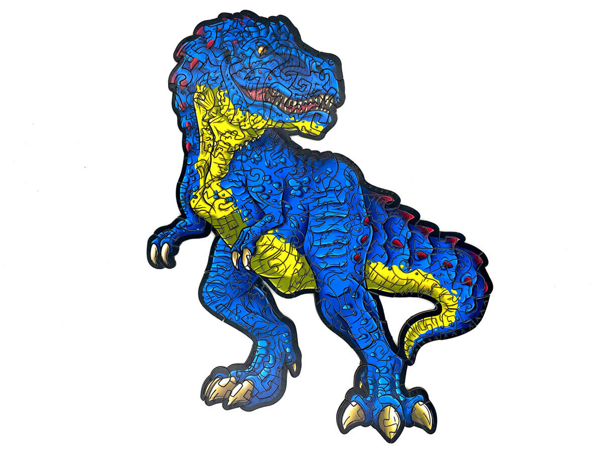 Medinė dėlionė Tiranozaurus, 205 d. цена и информация | Dėlionės (puzzle) | pigu.lt