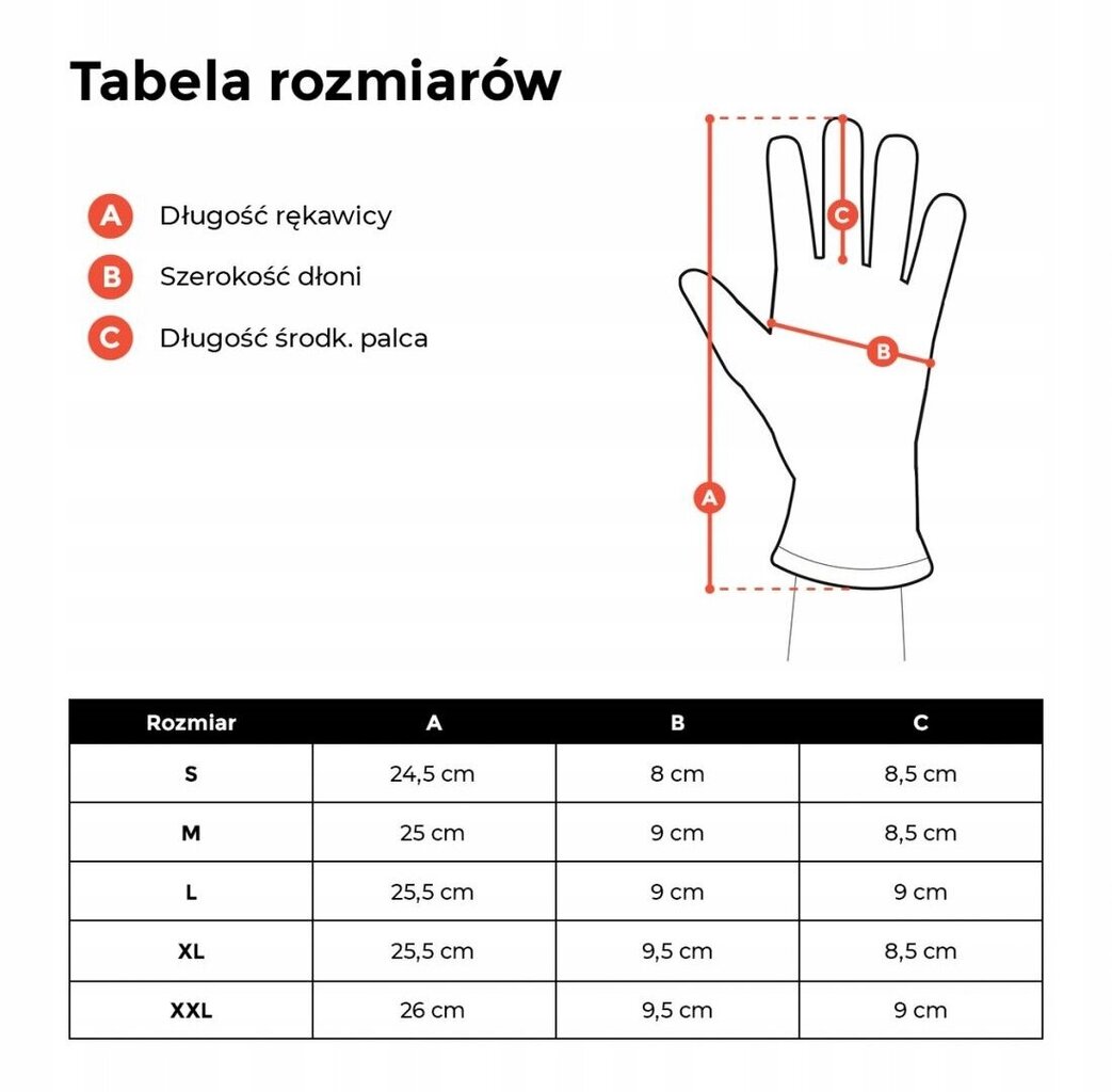 Pirštinės moterims RKW9-XXL цена и информация | Moteriškos pirštinės | pigu.lt