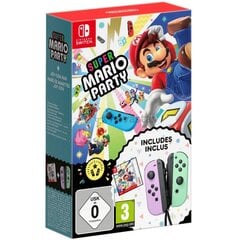 Nintendo Super Mario Party + Joy-Con Pair (Pastel Purple/Pastel Green) цена и информация | Игровые приставки | pigu.lt