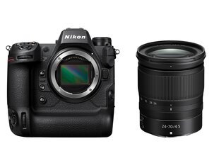 Nikon Z 9, (Z9) + Nikkor Z 24-70mm f/4 S kaina ir informacija | Skaitmeniniai fotoaparatai | pigu.lt