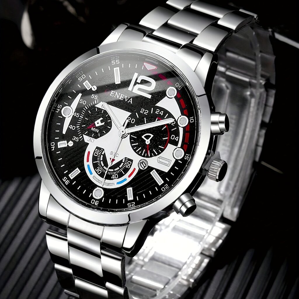 Vyriškas Laikrodis Geneva 514 kaina ir informacija | Vyriški laikrodžiai | pigu.lt