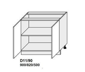 Pastatoma spintelė Carrini D11 90, balta kaina ir informacija | Virtuvinės spintelės | pigu.lt