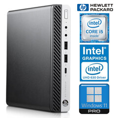 HP 800 G5 Desktop Mini i5-9500T 8GB 256SSD M.2 NVME WIN11Pro [refurbished] цена и информация | Стационарные компьютеры | pigu.lt