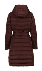 Женское пальто Luhta Haurina 250 г 34422-4*695 6438549361698, тёмно-красное цена и информация | Женские куртки | pigu.lt