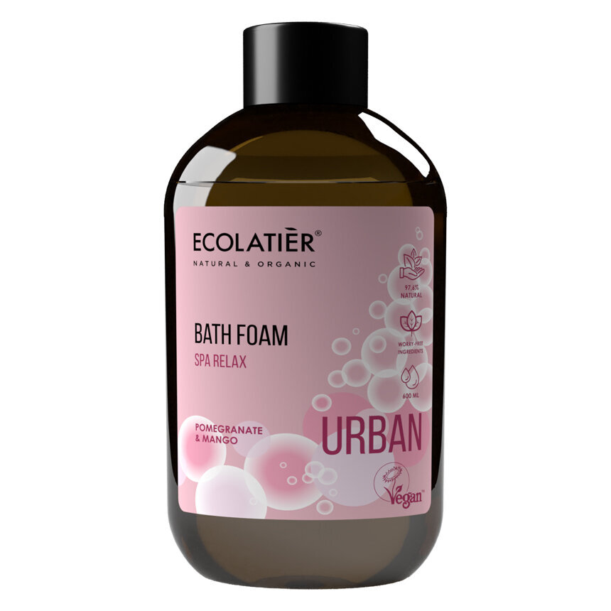 Vonios putos Ecolatier Urban Spa Relax, 600 ml цена и информация | Dušo želė, aliejai | pigu.lt