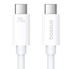 Baseus Superior Series 2 Fast Charging Cable USB-C|USB-C 240W 1m Moon White цена и информация | Кабели для телефонов | pigu.lt