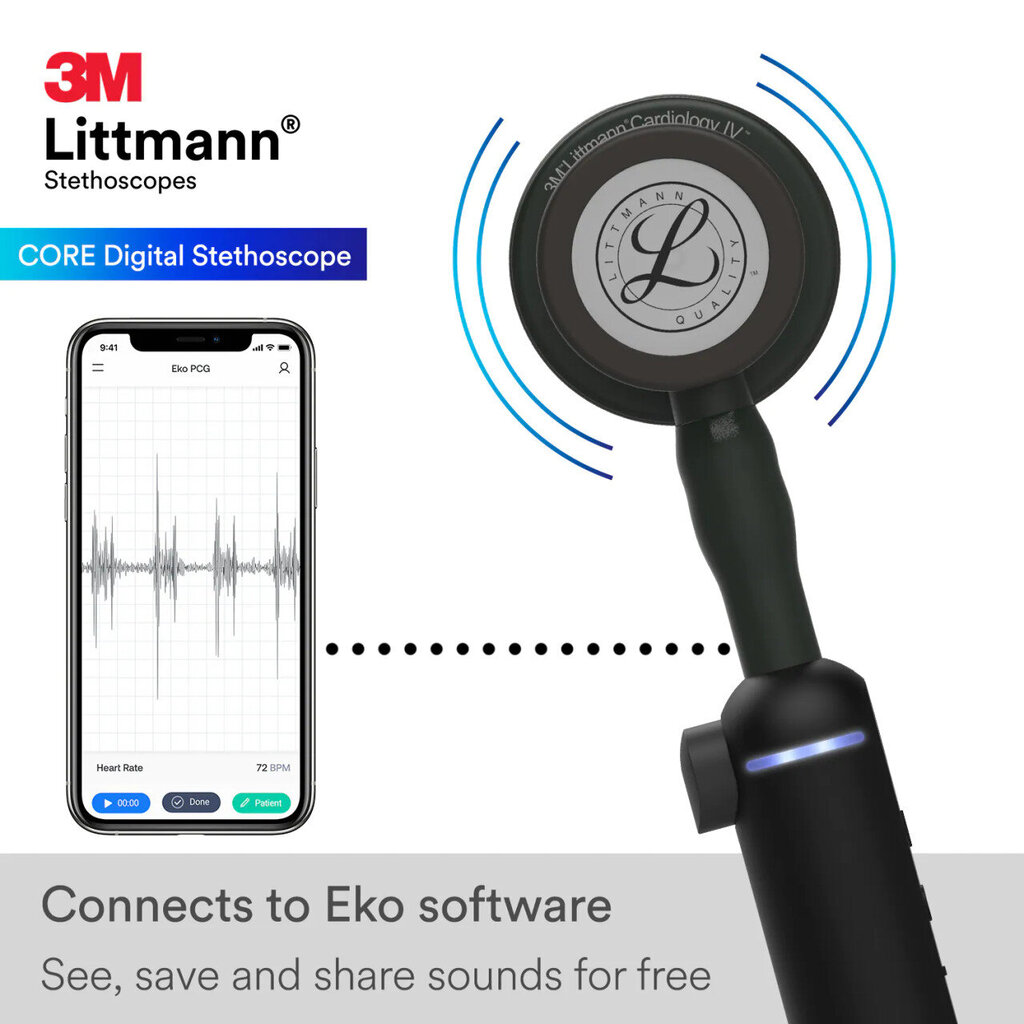 Stetoskopas 3M Littmann Core, 1 vnt. kaina ir informacija | Slaugos prekės | pigu.lt