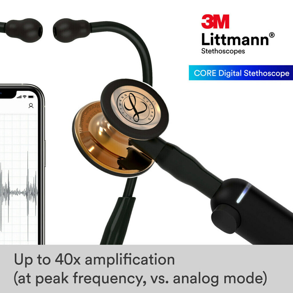 Stetoskopas 3M Littmann Core, 1 vnt. kaina ir informacija | Slaugos prekės | pigu.lt