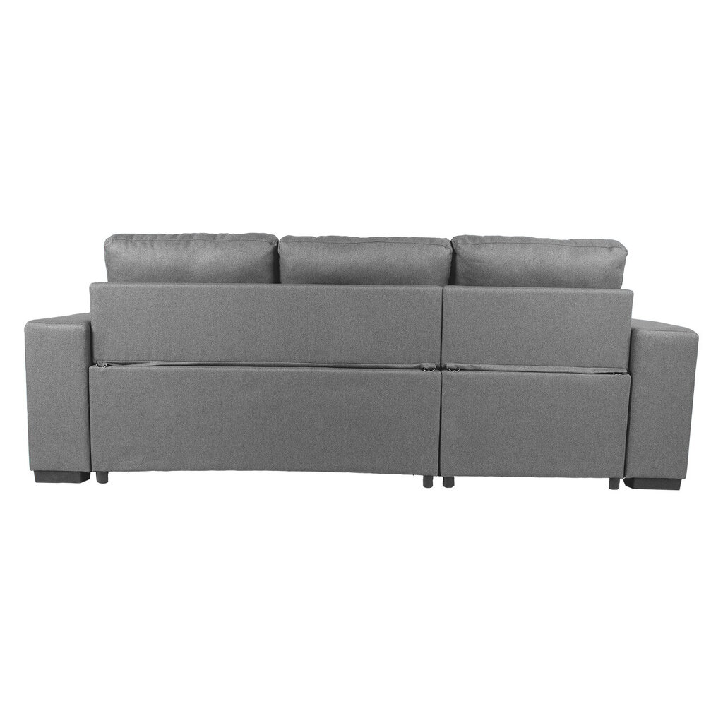 Kampinė sofa Home4you Carita, pilka цена и информация | Minkšti kampai | pigu.lt