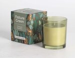 Ароматическая свеча в стакане NATURE GREEN H9,2 см, Fresh Aromatic