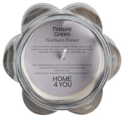 Ароматическая свеча в стакане NATURE GREEN H9,2 см, Fresh Aromatic цена и информация | Подсвечники, свечи | pigu.lt