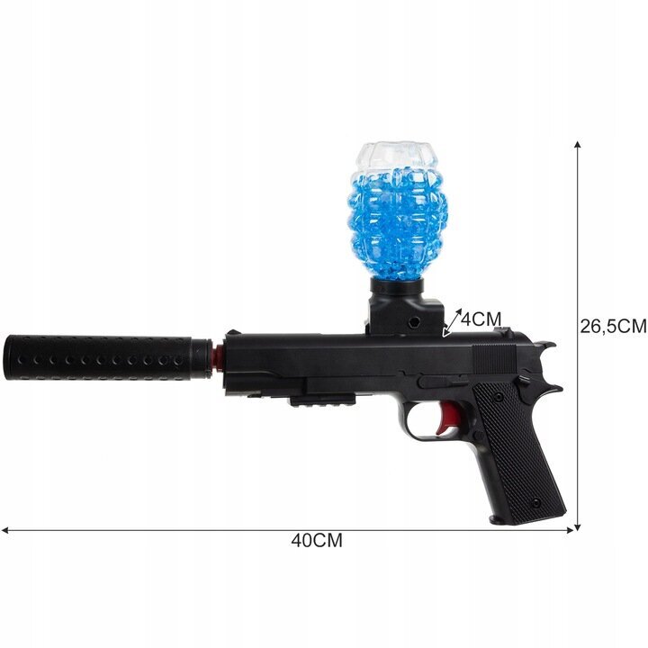 Gelio kamuoliukų šautuvas Kruzzel kaina ir informacija | Žaislai berniukams | pigu.lt