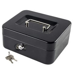 Metalinis dėžutė-Seifas , juoda kaina ir informacija | Seifai | pigu.lt