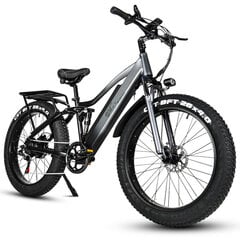 Elektrinis dviratis Cmacewheel TP26, 26", pilkas kaina ir informacija | Elektriniai dviračiai | pigu.lt