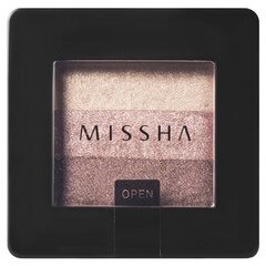 Тени для век Missha Triple Shadow, 01 Browny Pink цена и информация | Тушь, средства для роста ресниц, тени для век, карандаши для глаз | pigu.lt