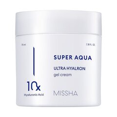 Интенсивно увлажняющий крем с гиалуроном Missha Super Aqua Ultra Hyalron Cream, 70 мл цена и информация | Кремы для лица | pigu.lt