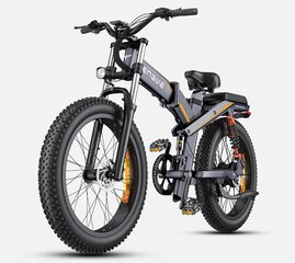 Elektrinis dviratis Engine Pro X24 24", pilkas цена и информация | Электровелосипеды | pigu.lt