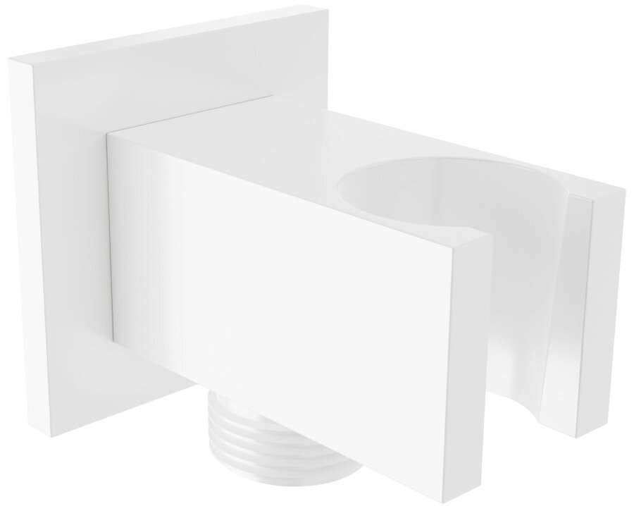 Mexen Cube potinkinis vonios ir dušo komplektas, termostatas, baltas kaina ir informacija | Dušo komplektai ir panelės | pigu.lt