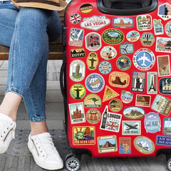 Виниловые наклейки luggage 90, на багаж, чемодан, скейтборд, шлем, игрушки, огромный выбор. цена и информация | Интерьерные наклейки | pigu.lt