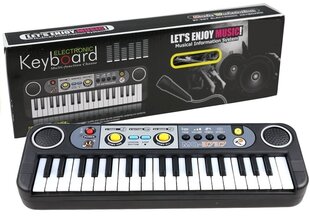 Pianinas su mikrofonu, 37 klavišų kaina ir informacija | Lavinamieji žaislai | pigu.lt