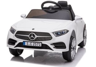Vienvietis elektromobilis vaikams Mercedes Benz CLS 350, baltas kaina ir informacija | Elektromobiliai vaikams | pigu.lt