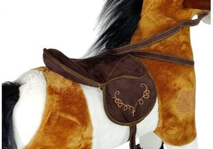 Interaktyvus supamas arkliukas 74 cm, rudas kaina ir informacija | Žaislai kūdikiams | pigu.lt