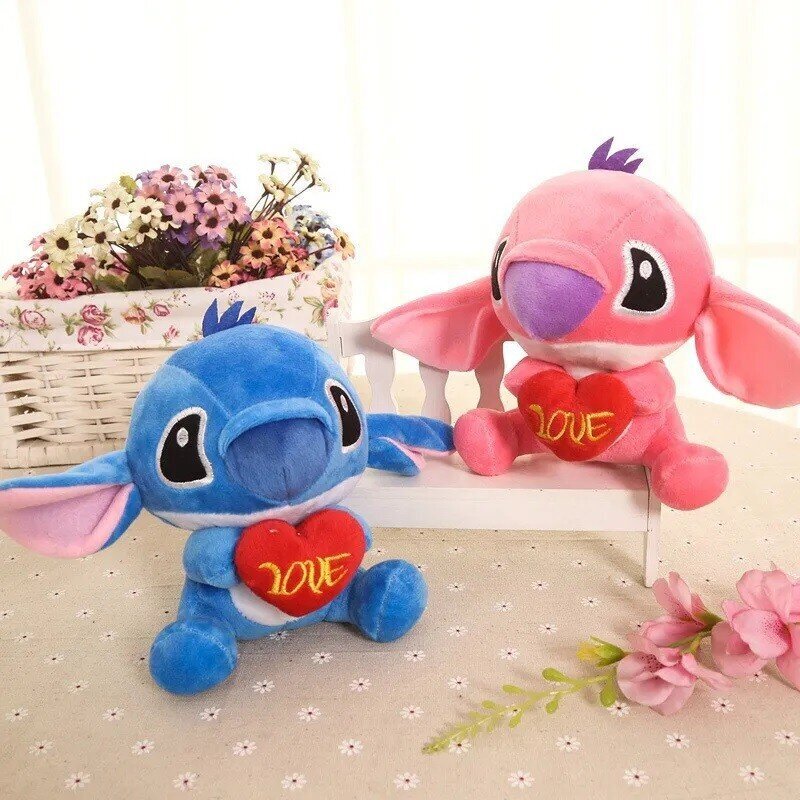 Pliušinis žaislas Lilo & Stitch Stičas, mėlynas, 20cm цена и информация | Minkšti (pliušiniai) žaislai | pigu.lt