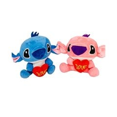 Pliušinis žaislas Lilo & Stitch Angel, rožinis, 20 cm kaina ir informacija | Minkšti (pliušiniai) žaislai | pigu.lt
