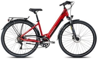 Elektrinis dviratis ProEco On Wave LTD 1.0, 28", raudonas kaina ir informacija | Elektriniai dviračiai | pigu.lt