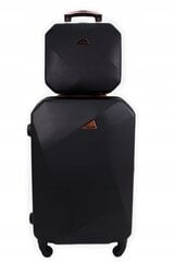 Mažas lagaminas su rankine Shellbe Diamond, S, juodas kaina ir informacija | Lagaminai, kelioniniai krepšiai | pigu.lt