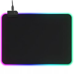 Коврик для мыши со светодиодной подсветкой RGB, 25 х 35 см цена и информация | Мыши | pigu.lt