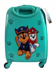 Mažas lagaminas Paw Patrol, S, žalias цена и информация | Чемоданы, дорожные сумки  | pigu.lt