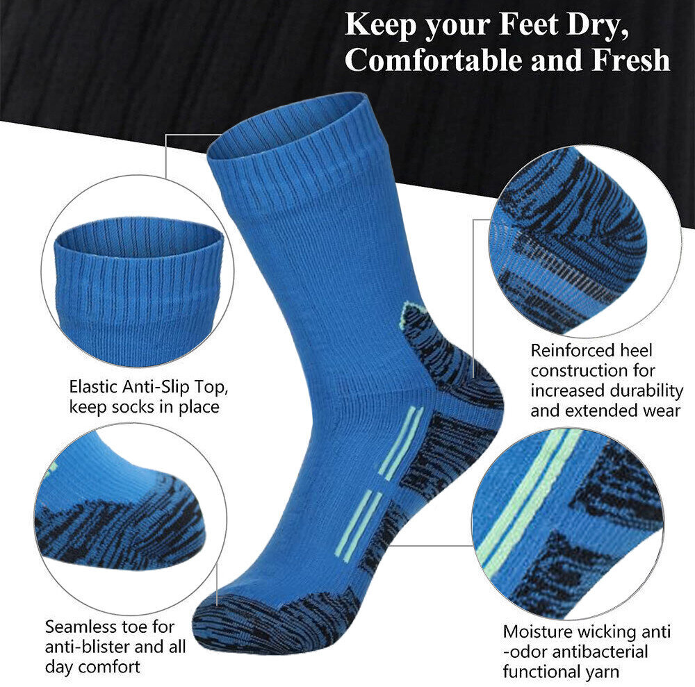 Neperšlampamos kojinės, 37-39, mėlynos spalvos kaina ir informacija | Moteriškos kojinės | pigu.lt