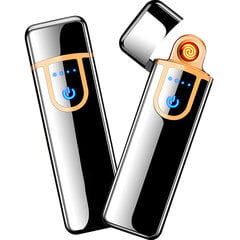 Электрическая USB зажигалка с сенсорной панелью цена и информация | Зажигалки и аксессуары | pigu.lt