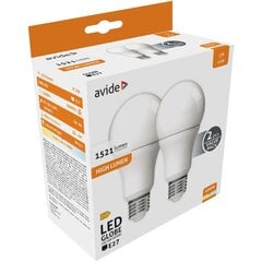 Avide LED lemputė 13W E27 4K 2vnt kaina ir informacija | Elektros lemputės | pigu.lt