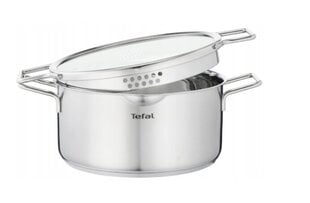 Tefal puodų rinkinys Nordica H852SA56, 24/22/20/18/16 cm, 10 dalių kaina ir informacija | Puodai, greitpuodžiai | pigu.lt