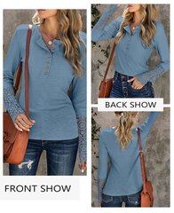 Блузка женская Jywm, синяя цена и информация | Женские блузки, рубашки | pigu.lt