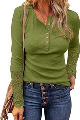 Блузка женская Jywm, зеленая цена и информация | Женские блузки, рубашки | pigu.lt
