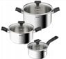 Tefal puodų ir keptuvės rinkinys Ingenio Delicious B925S655 B8180555, 16/20/24/26 cm, 7 dalys kaina ir informacija | Puodai, greitpuodžiai | pigu.lt