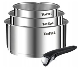 Tefal puodų rinkinys Ingenio Emotion L8964S44, 16/18/20 cm, 4 dalys kaina ir informacija | Puodai, greitpuodžiai | pigu.lt