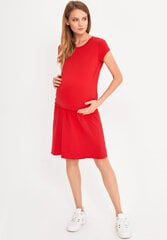 Suknelė nėščiosioms Cool Mama, raudona цена и информация | Платья | pigu.lt
