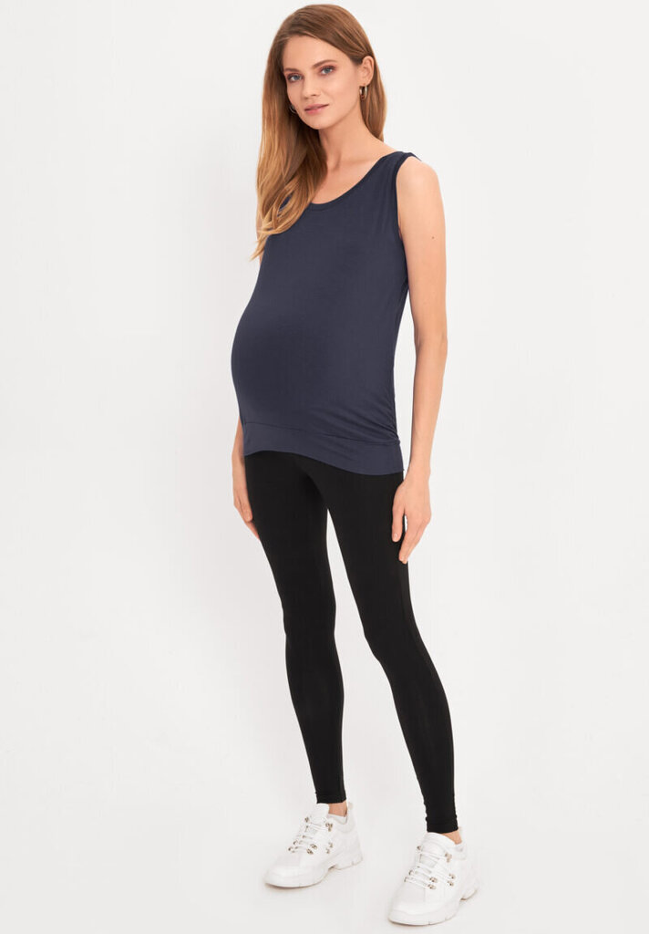 Marškinėliai nėščiosioms Cool Mama, mėlyni kaina ir informacija | Marškinėliai moterims | pigu.lt