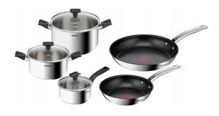 Tefal puodų ir keptuvių rinkinys B925S655 B817S255, 16/20/24/20/26 cm, 8 dalys цена и информация | Кастрюли, скороварки | pigu.lt