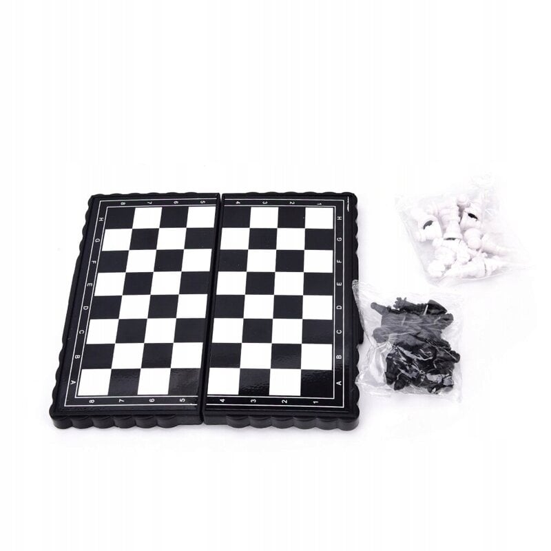 Magnetinė šachmatų lenta su figūrėlėmis, 130 x 70 x 17 mm kaina ir informacija | Stalo žaidimai, galvosūkiai | pigu.lt