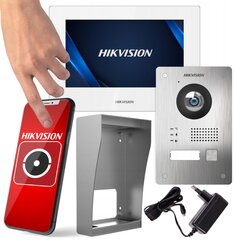 Vaizdo ir vidinio ryšio rinkinys, Hikvision Kit-D2-Pl703-W kaina ir informacija | Domofonai | pigu.lt