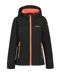 Детская куртка Softshell Icepeak KLEVE JR, черный цвет цена и информация | Куртки, пальто для девочек | pigu.lt