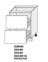 Pastatoma spintelė Carrini D2M 60, balta цена и информация | Кухонные шкафчики | pigu.lt