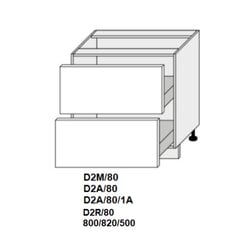 Pastatoma spintelė Carrini D2R 80, balta цена и информация | Кухонные шкафчики | pigu.lt