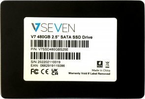 V7 V7SSD480GBS25E цена и информация | Внутренние жёсткие диски (HDD, SSD, Hybrid) | pigu.lt