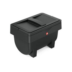 Контейнер для мусора S / 4 л / черный цена и информация | Мусорные баки | pigu.lt